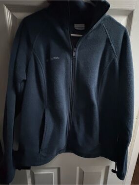 Columbia Benton Springs Fleece Jacket Blue Full Zip Women’s Medium